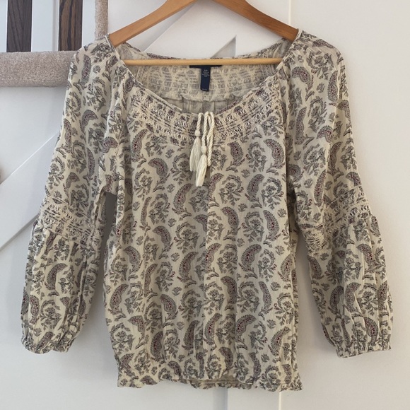 Bundle Lot of 2 Long Sleeve Shirts Blouses Size Small - Picture 9 of 16